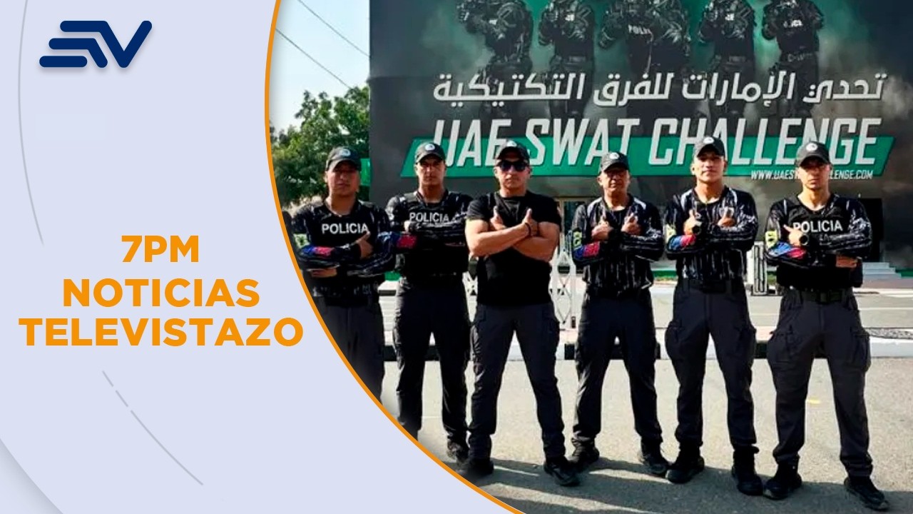 Policía de Ecuador logra primer puesto en Sudamérica en el UAE SWAT Challenge de Dubái | Televistazo