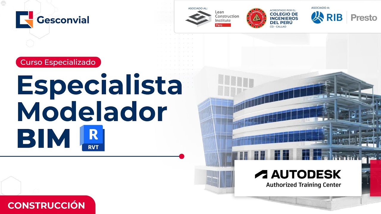 Curso Especializado - Especialista Modelador BIM