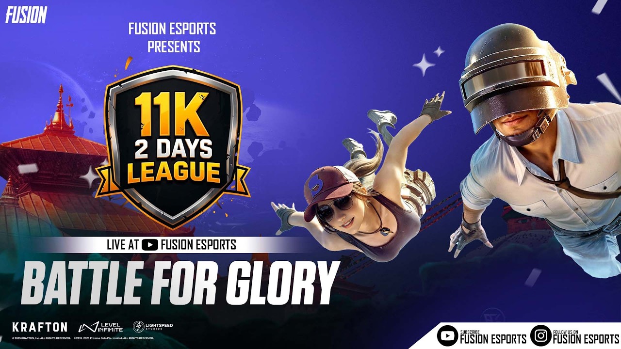[NEPALI]11K 2 DAY LEAUGE | FUSION ESPORTS | CASTER FT @anmolplays7585