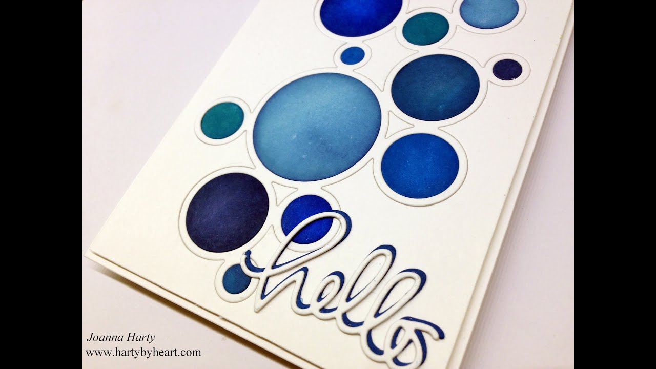 Inlaid die cutting card tutorial