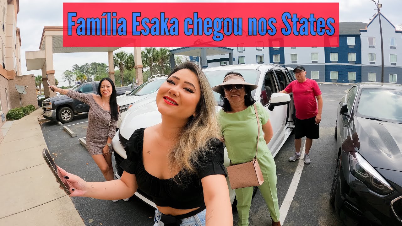 Família Esaka chegou nos Estados Unidos