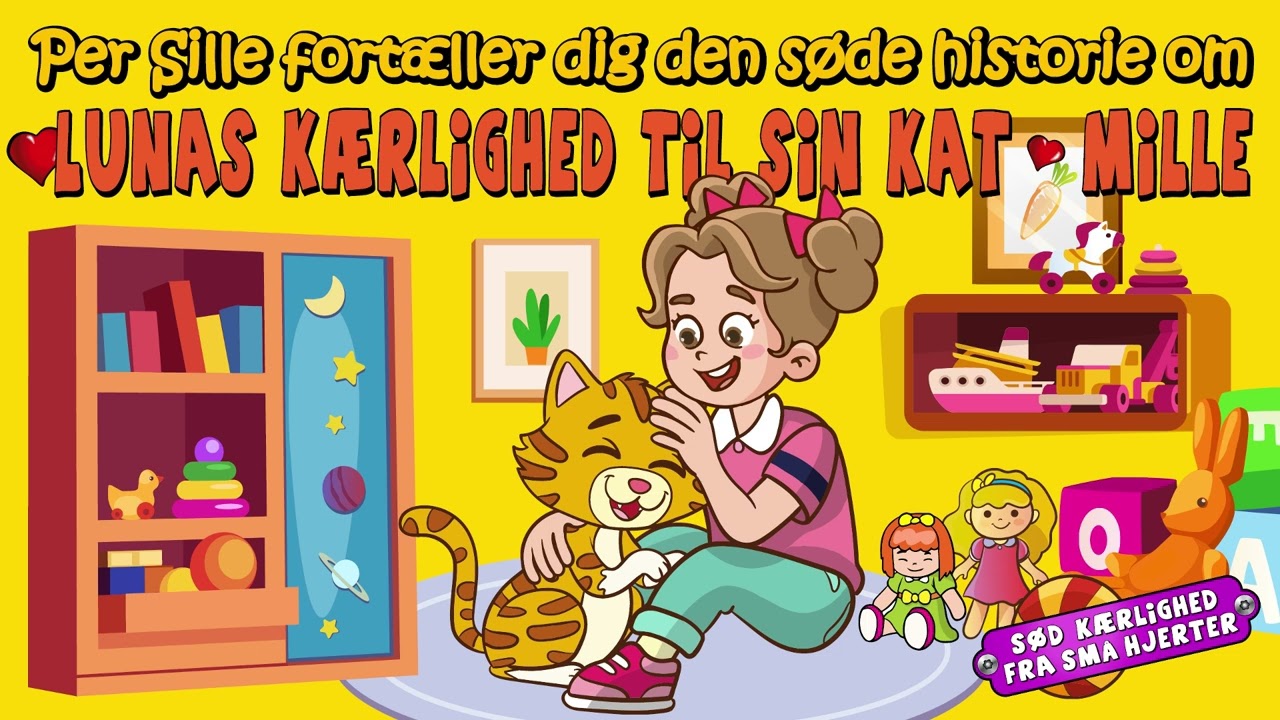 Kærlighed fra små hjerter - Per Sille fortæller dig om Lunas kærlighed til sin kat - Mille