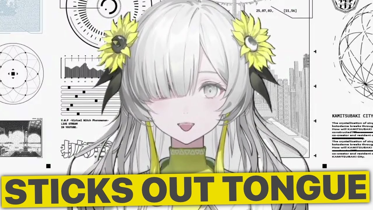 Isekai Jouchou Sticks Out Her Tongue - Live2D Reveal (Kamitsubaki) [Eng Subs]
