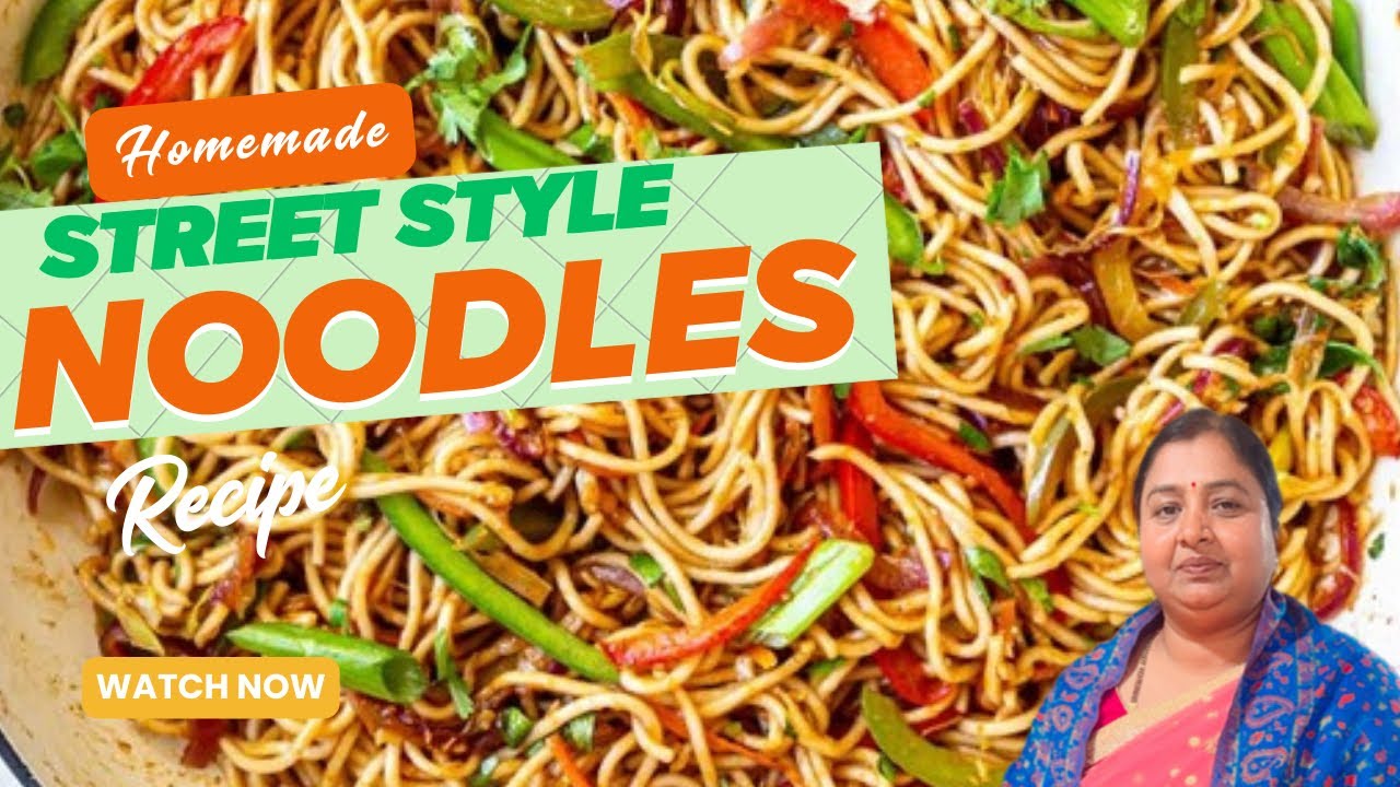 Street Style Chowmein Recipe | Easy & Tasty 🍜|       😱 Easy Recipe | #chowmein#noodlesrecipe