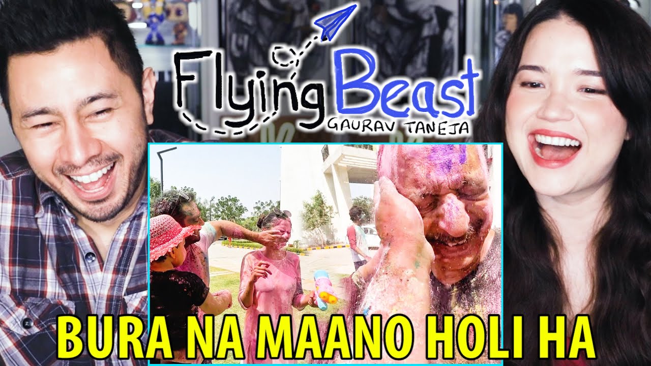 FLYING BEAST | Bura Na Maano HOLI Hai | Reaction by Jaby Koay & Achara Kirk!