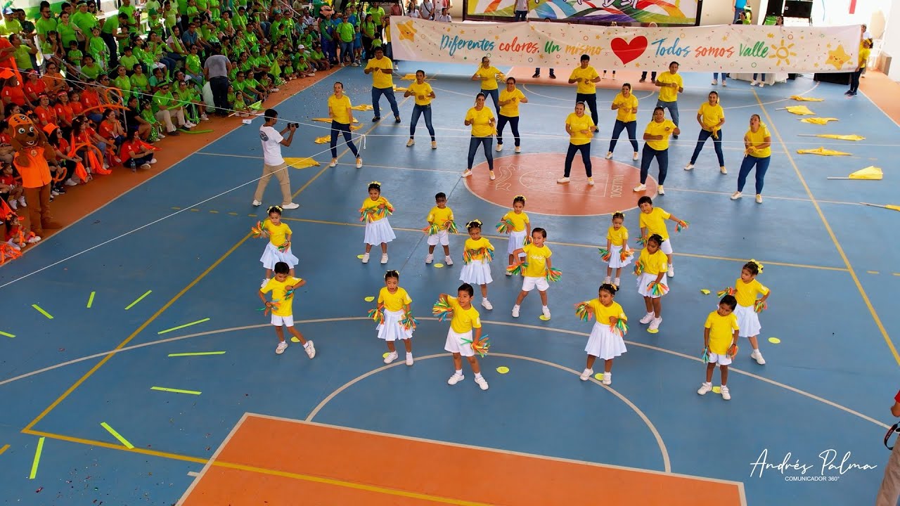 COLEGIO VALLESOL -  SPORTS DAY 2023 - DRILL Y BARRA - EQUIPO AMARILLO INICIAL
