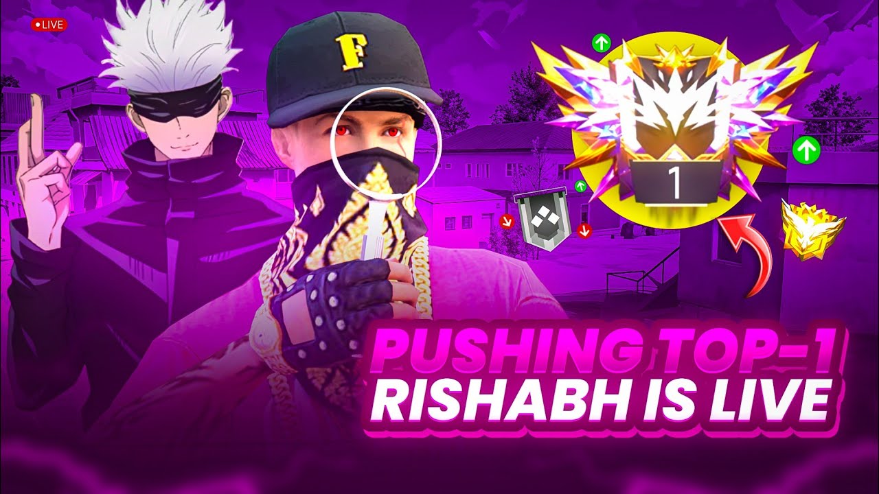 BR PUSHING REGION TOP 1  || AOS OFFICIAL LIVE || S49 ⚡#brpushing #freefire #top1 #gyangaming