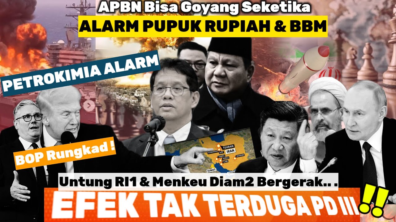 Iran Balas Amerika Diluar Dugaan Dampak Ini Jarang Orang Sebut, Untung Presiden & Purbaya Sigap Dulu