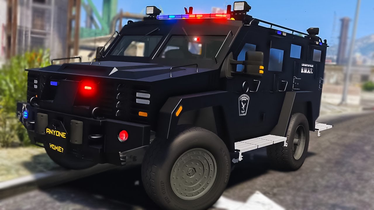 Поддельное ограбление банка спецназом в GTA 5 RP