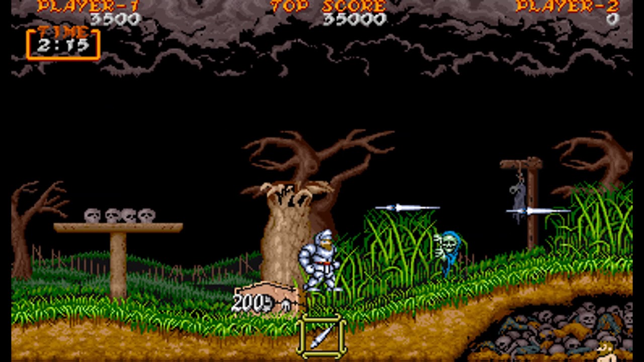 Game of the day 3152 Ghouls 'n Ghosts (大魔界村) Capcom 1988
