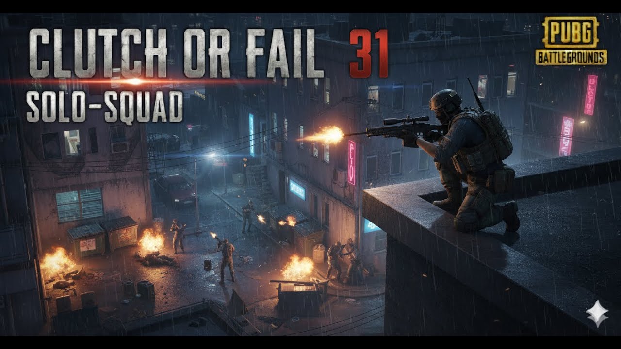 PUBG Clutch or Fail 31: PS5 Solo-Squad - The Lynx AMR Grand Finale