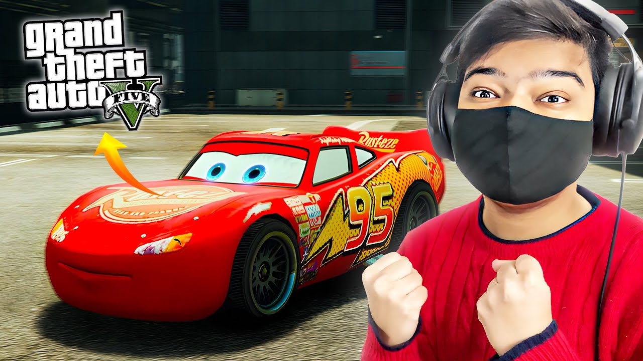 INSTALL LIGHTNING MCQUEEN IN GTA V || GTA V MENYOO MOD || GTA V CAR INSTALL ADD ON