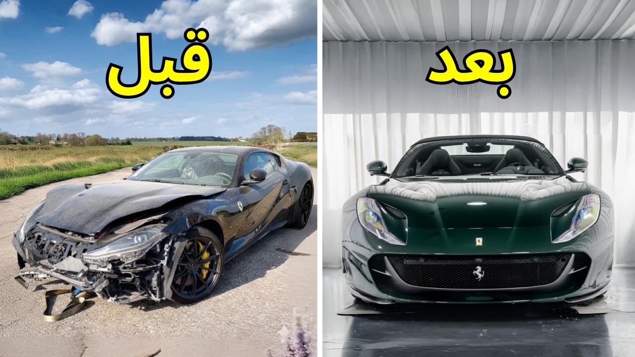 تصليح حوادث كامل | فيراري Ferrari 812 2019