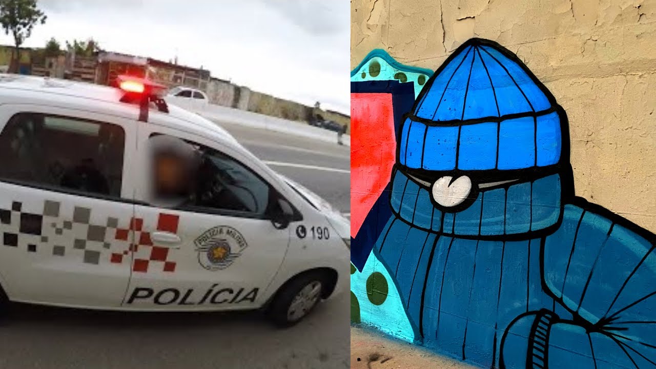 GRAFFITI - A polícia me abordou e olha o que deu!