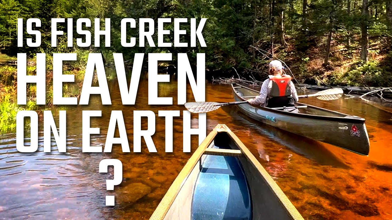 Peaceful Canoe Trip - The Adirondacks Best Place to Canoe - Fish Creek