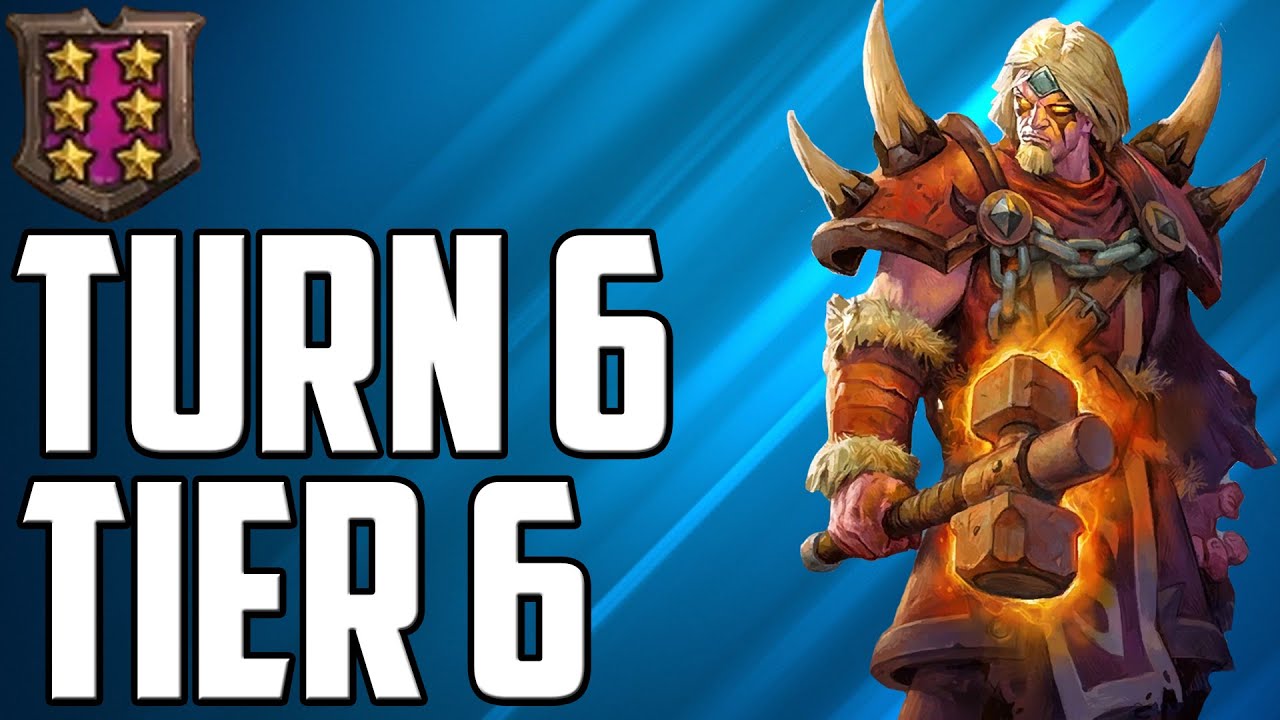 Tier 6 on Turn 6 | Hearthstone Battlegrounds