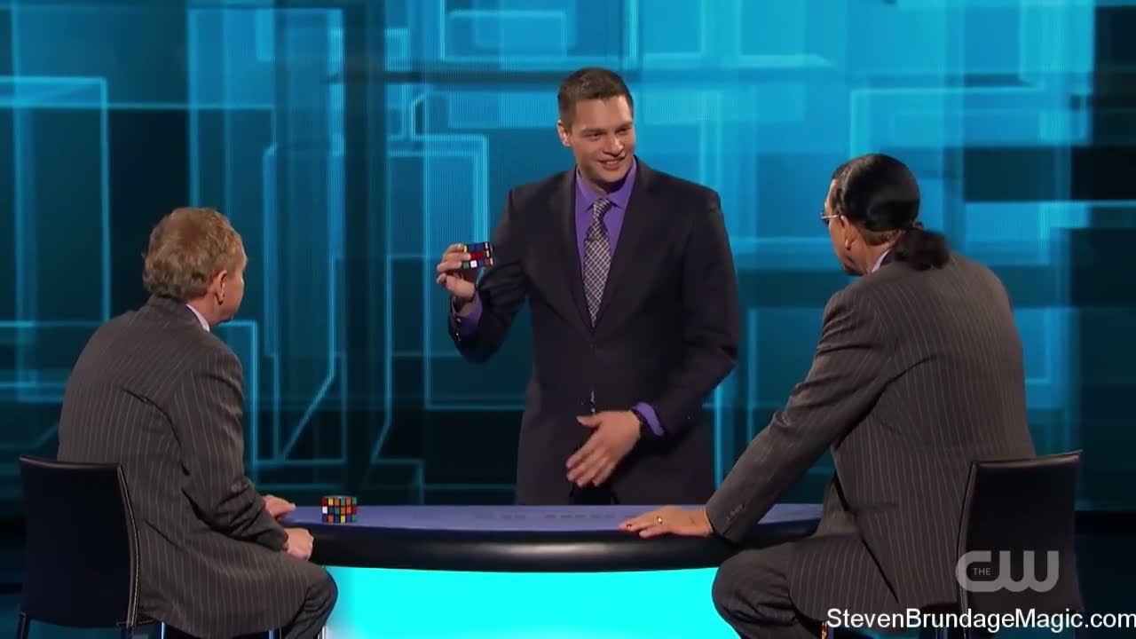 Penn and Teller Fool Us - Steven Brundage -Rubik's Cube Magician