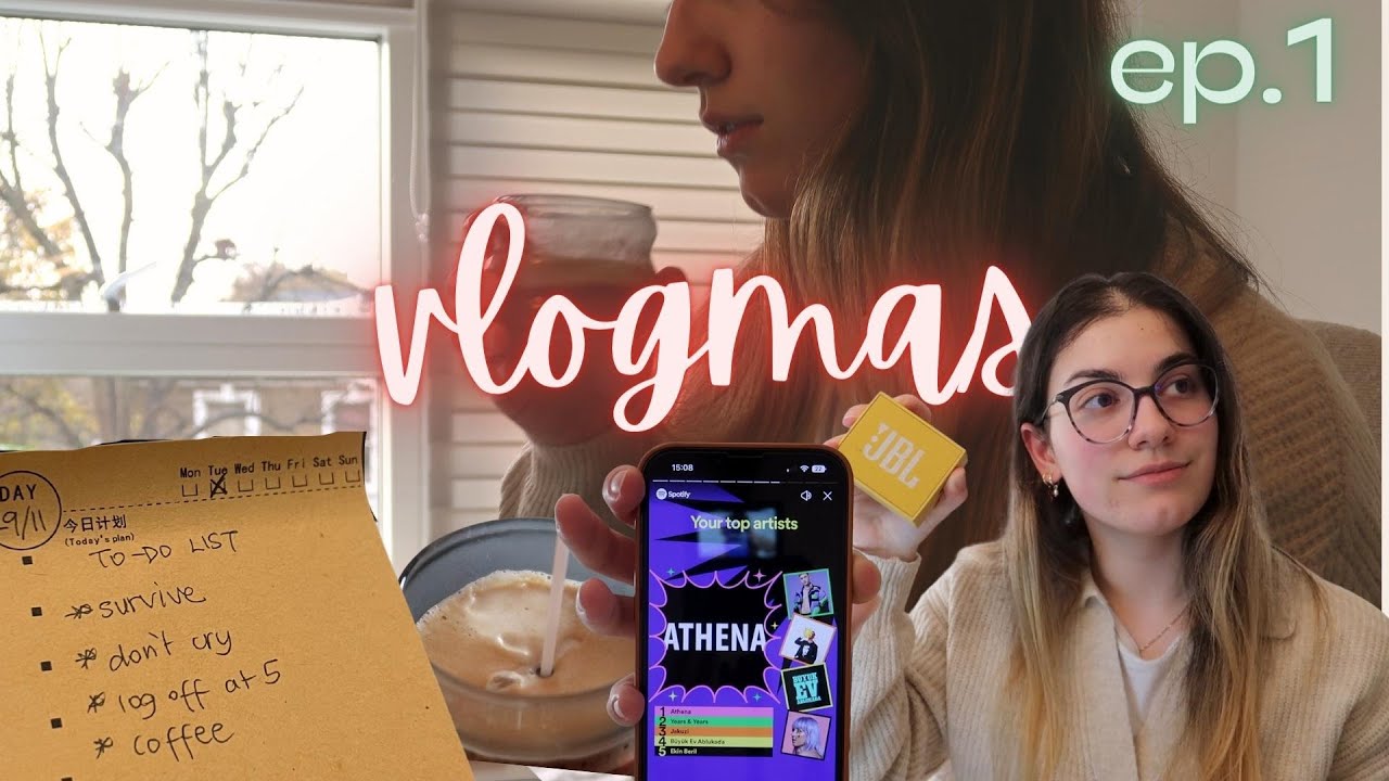 aralık ne ara geldi?!🥲🎄her g&uuml;n bir video! vlogmas #1
