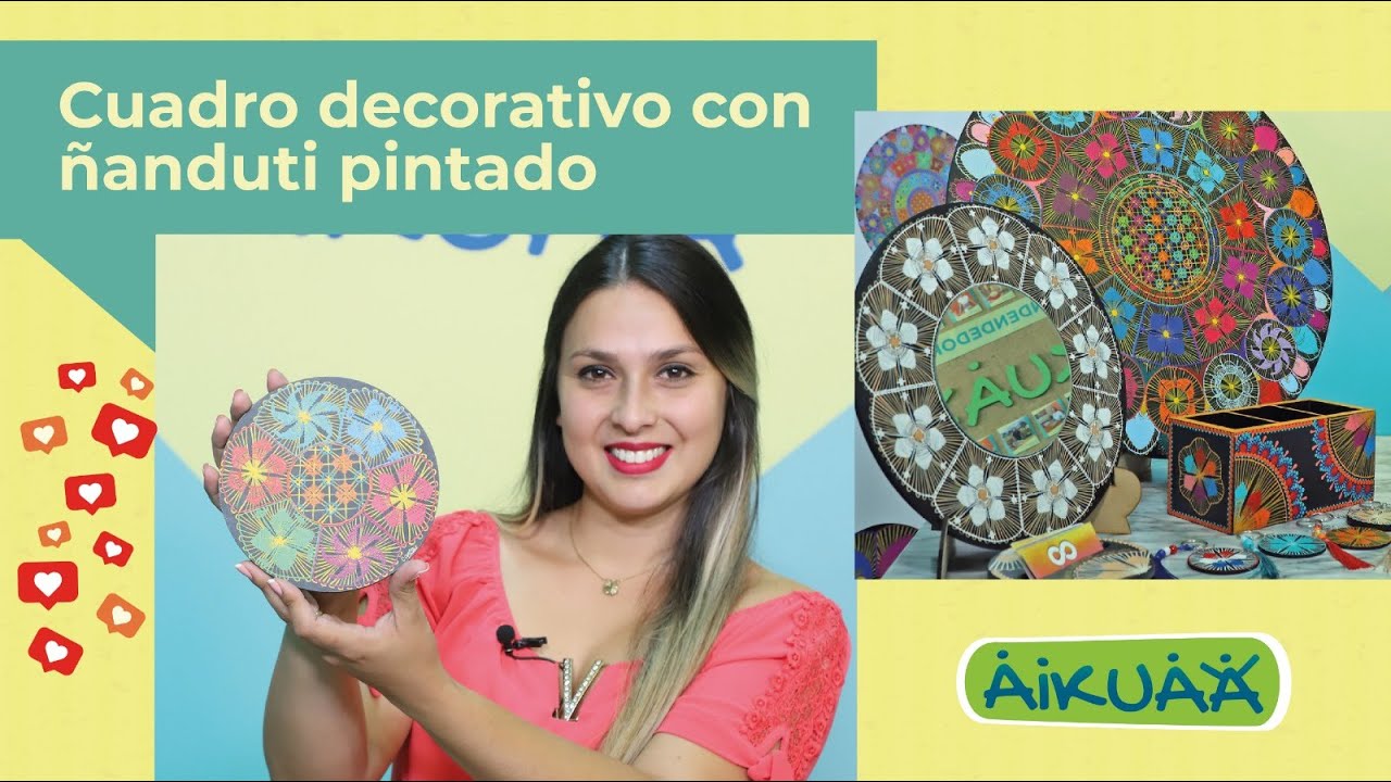 Capítulo 220 | Cuadro de ñanduti pintado | Aikuaa