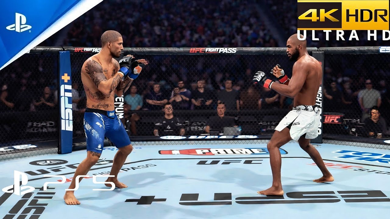 UFC 5 (PS5) 4K HDR Gameplay | Alex Poatan vs Jon Jones 