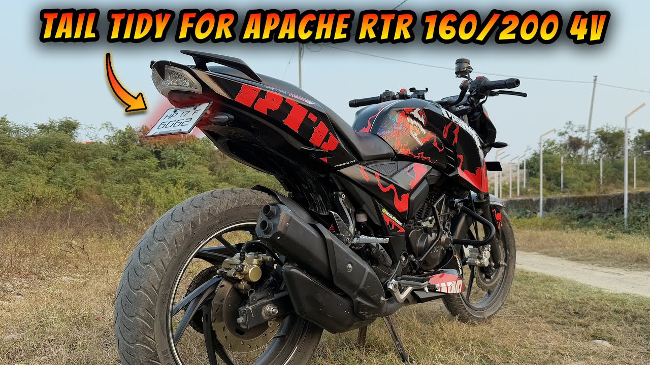 How to Install Tail Tidy in Apache RTR 160/200 4v