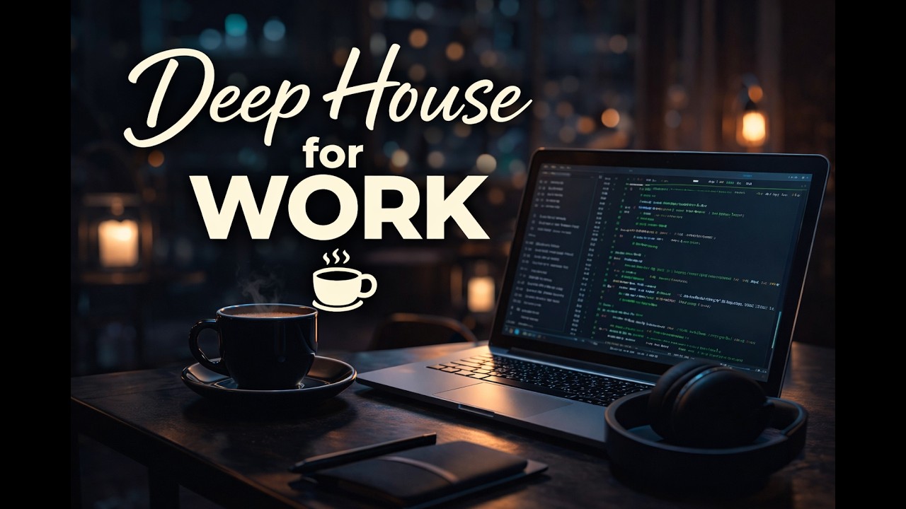 Deep House for Work ☕ Chill Lounge Mix | Relaxing Deep House Focus & Study Music (1 Hour Mix)