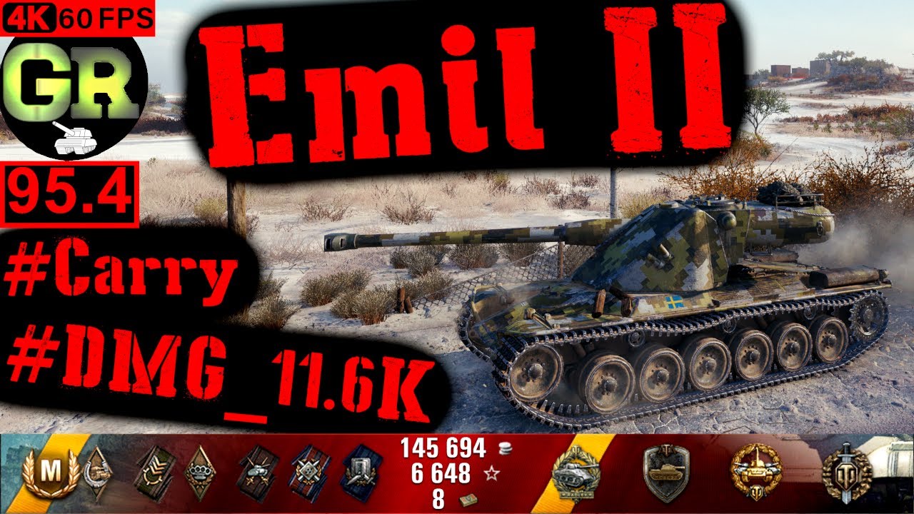 95_World of Tanks Emil II WoT Replay - 9 Kills 11.6K DMG(Patch 1.5.0)