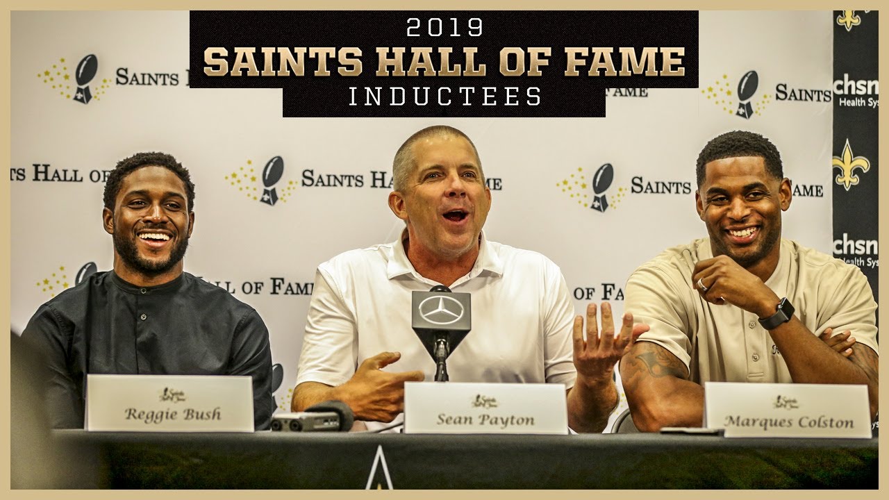 Saints Hall of Fame Present Reggie Bush & Marques Colston | New Orleans Saints