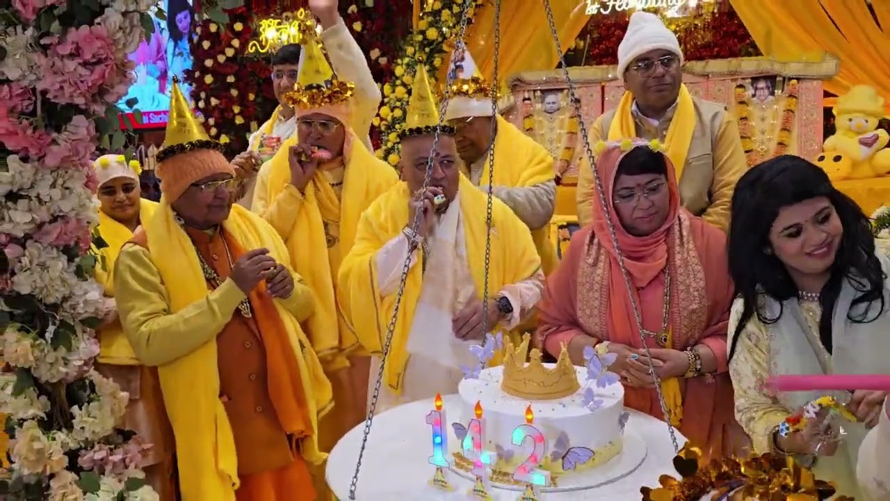 1 Farvari, Cake Ceremony Happy birthday to Shri Nangli Nivasi Bhagwan Ji 