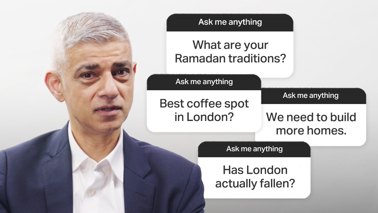Ask Me Anything With Sadiq Khan | Mayor of London Answers Your Questions