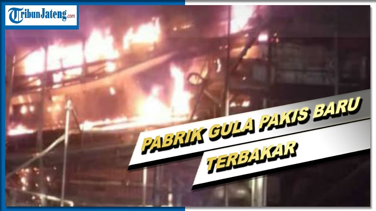 Pabrik Gula Pakis Baru Pati Terbakar, Rugi Ditaksir Rp 800 Juta