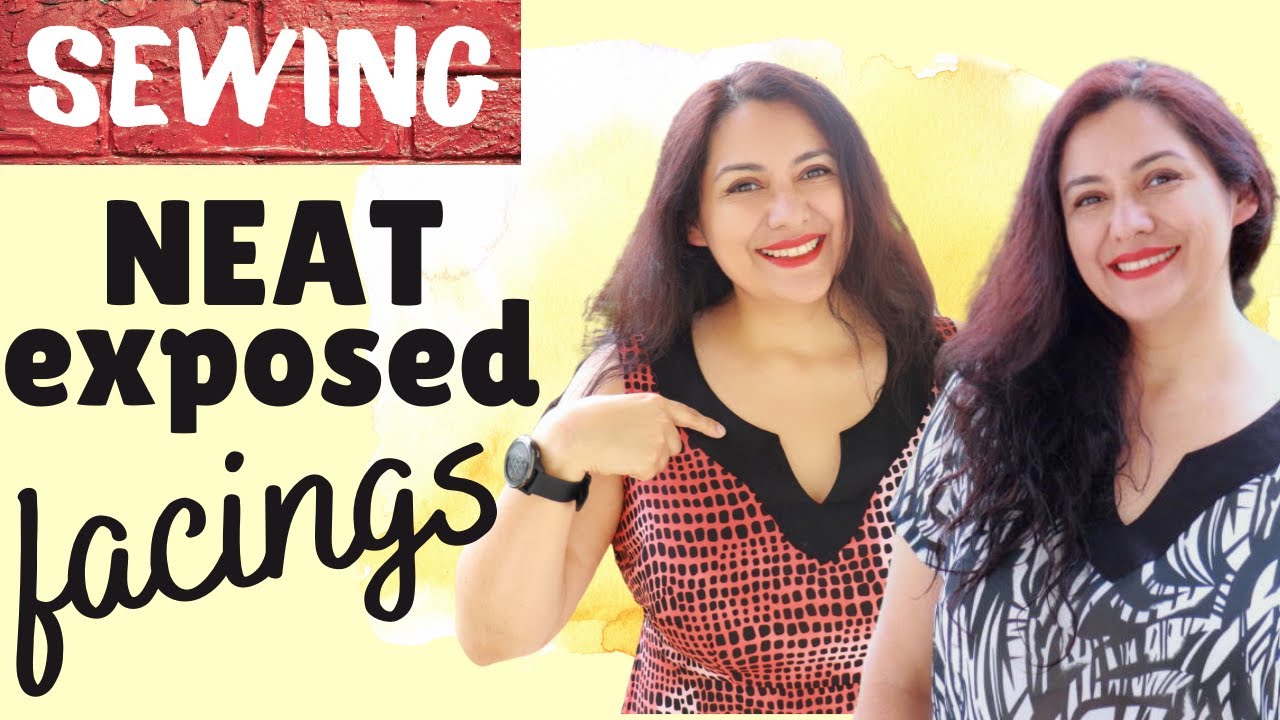 Tutorial: Sewing gorgeous exposed facings. 2 Sonata dresses (Love Notions). One with a twist.