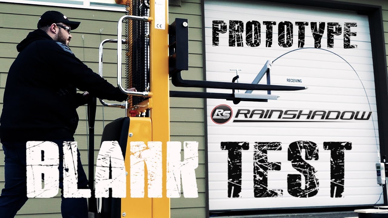 RainShadow Prototype Rod Blank Breaking