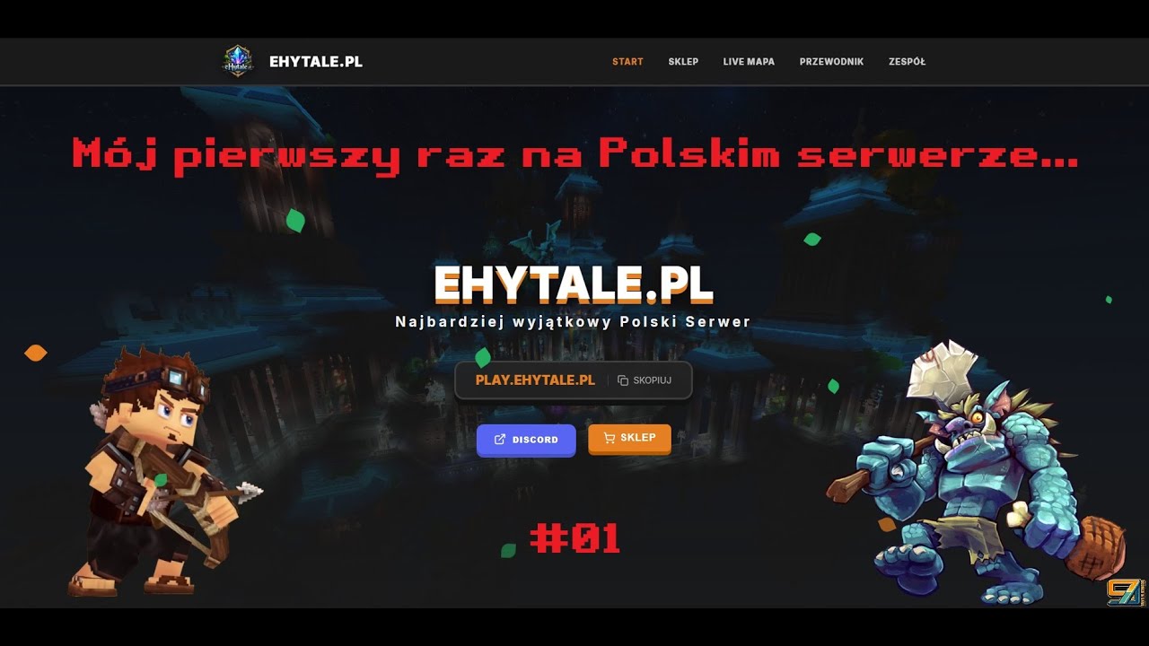 EHYTALE.PL #01 ✨Mój pierwszy raz na Polskim serwerze... ✨