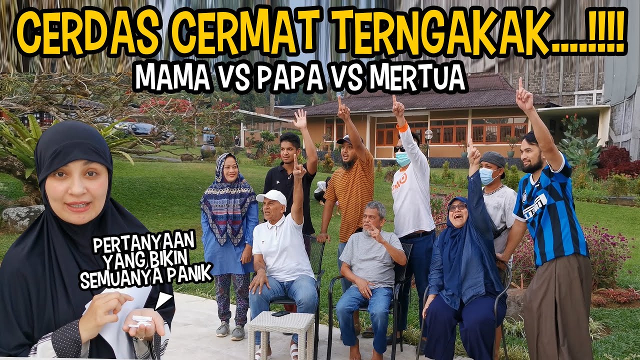 MAMA PAPA ,MERTUA, RIBUT GARA GARA GAME INI 😂