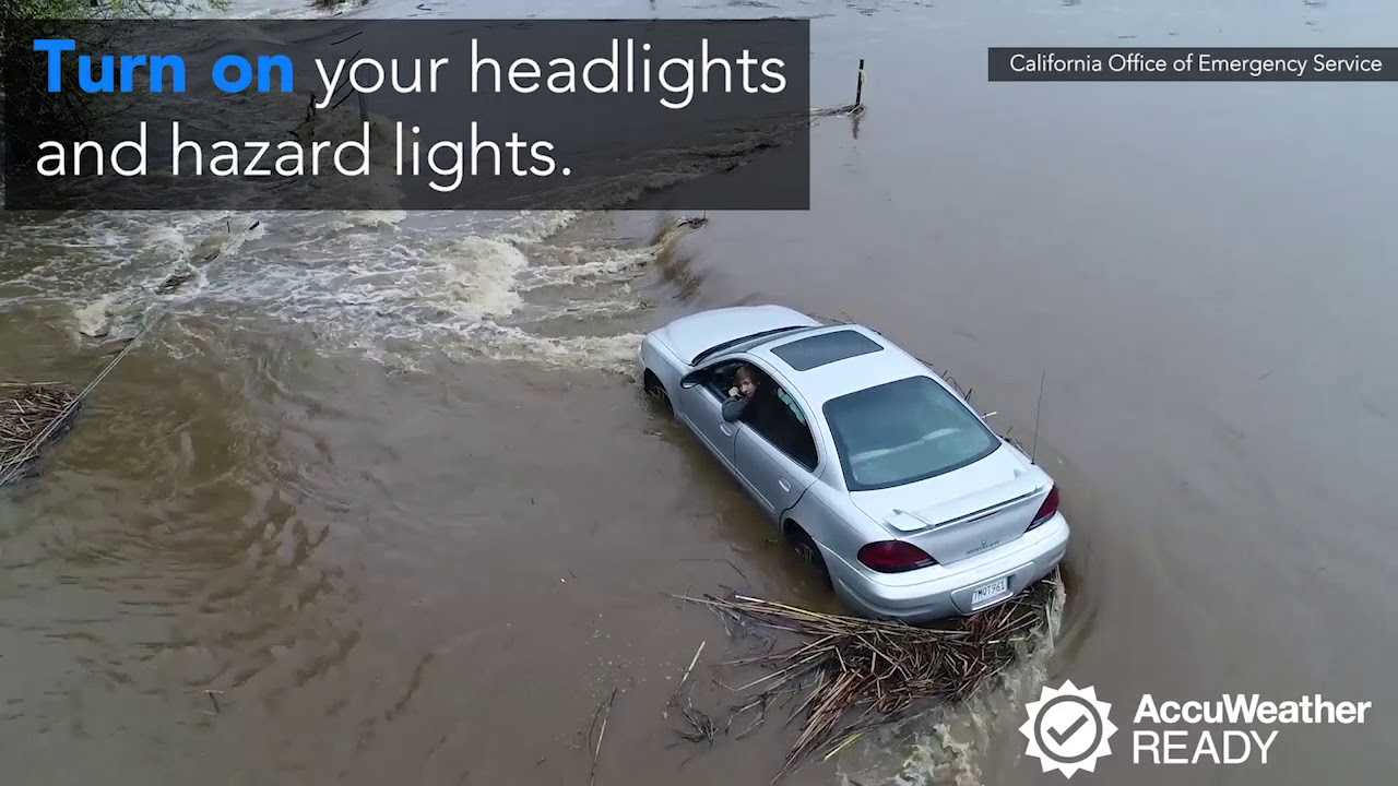 What to do if you get caught driving in floodwater