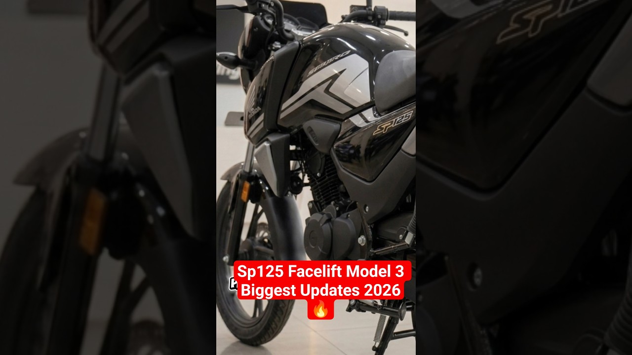 2026 Honda SP125 Facelift &ndash; 3 Big Updates You Must Know!