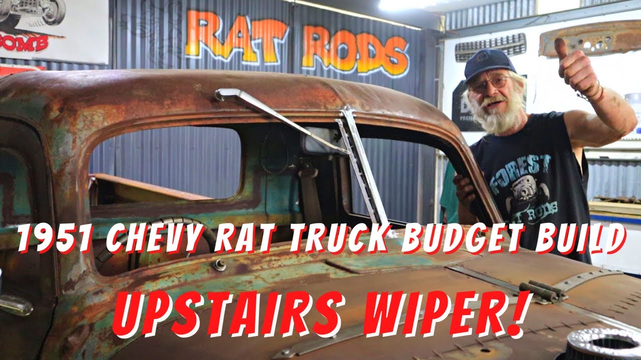 Universal wiper motor installation - 1951 Chevy Rat Truck Build