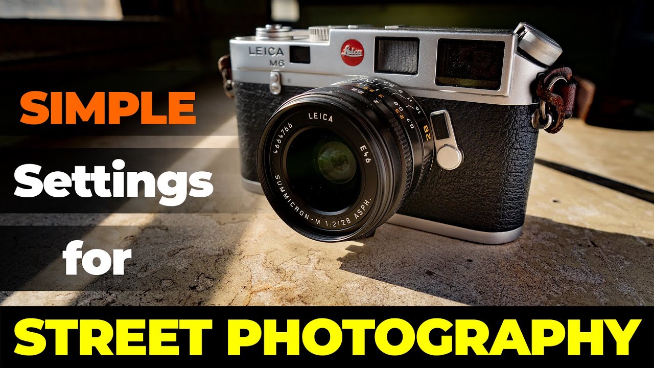 Master STREET PHOTOGRAPHY with these simple settings