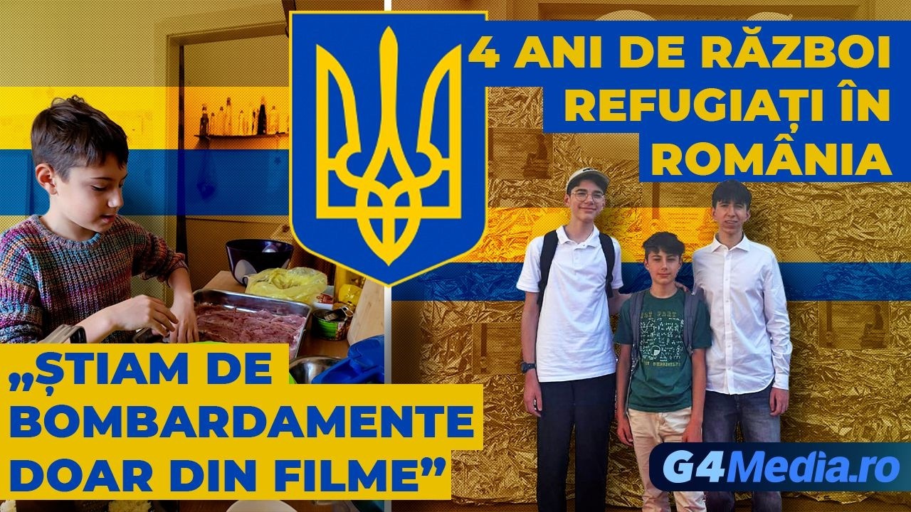 Povestea lui Gor, fugit la 11 ani din Ucraina cu familia: „Au fost bombardamente, a fost rău”