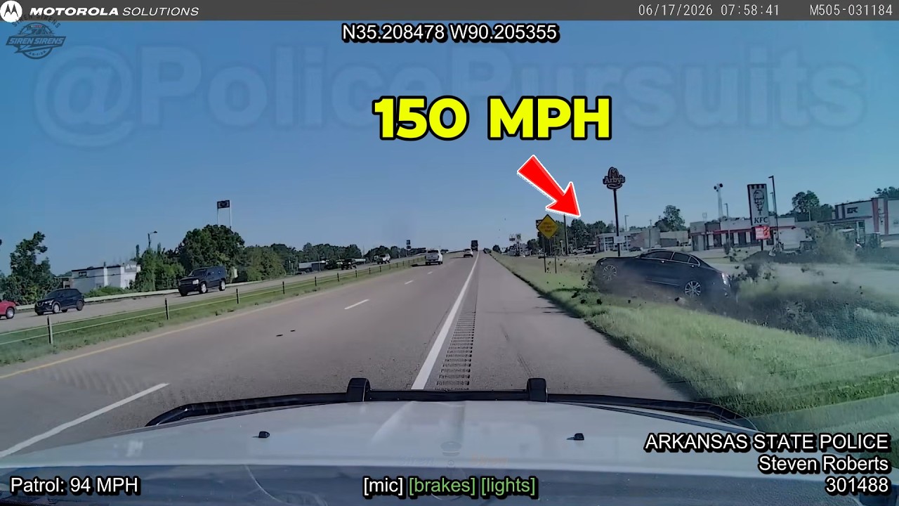 Most Dangerous High Speed Police Chases Caught on Dashcam &mdash; That Feel Like an Action Movie #30