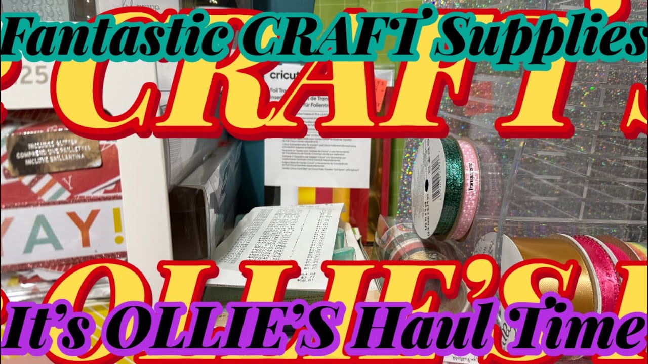 OLLIE’S Craft Supply HAUL! Bought On NEW YEAR’S DAY! Epic Finds And Prices! Washi Journal Minc Toner