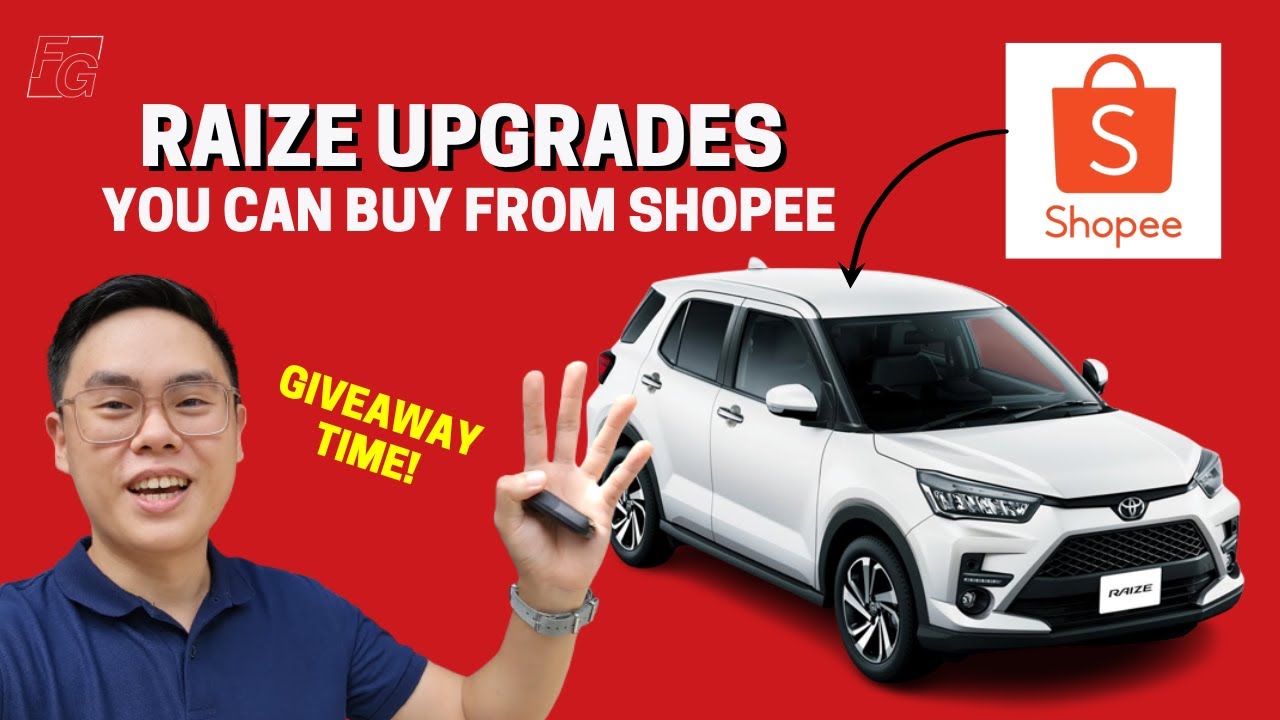 4 TOYOTA RAIZE PARTS YOU CAN BUY IN SHOPEE! Are they any good??