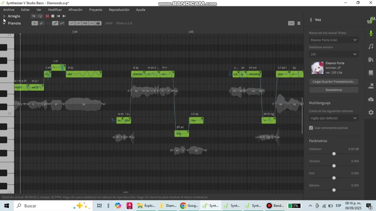 Eleanor forte Diamonds-rihanna cover syntesis v 