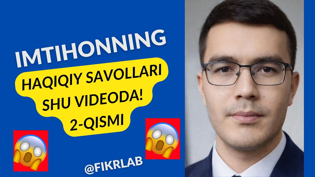 PREZIDENT MAKTAB  HAQIQIY TESTLARI 3 || Fikrlab