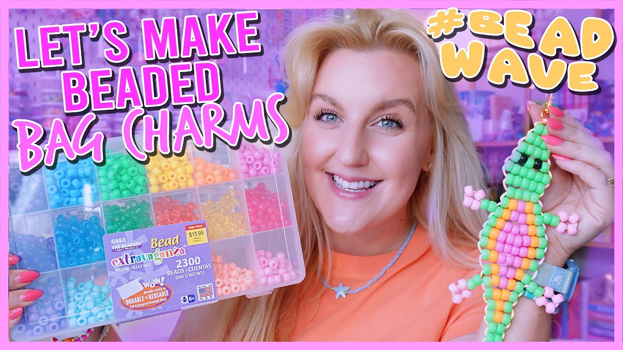 How To Make A Bead Crocodile Keychain (& Bead Fish) with Pony Beads ✨STEP BY STEP TUTORIAL✨
