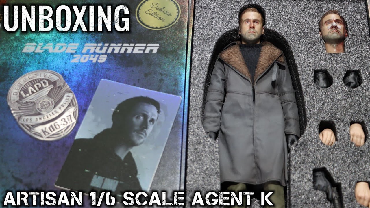 UNBOXING. BLADERUNNER 2049 ARTISAN 1/6 SCALE AGENT K ( JOE ) RYAN GOSLING DELUXE FIGURE. 