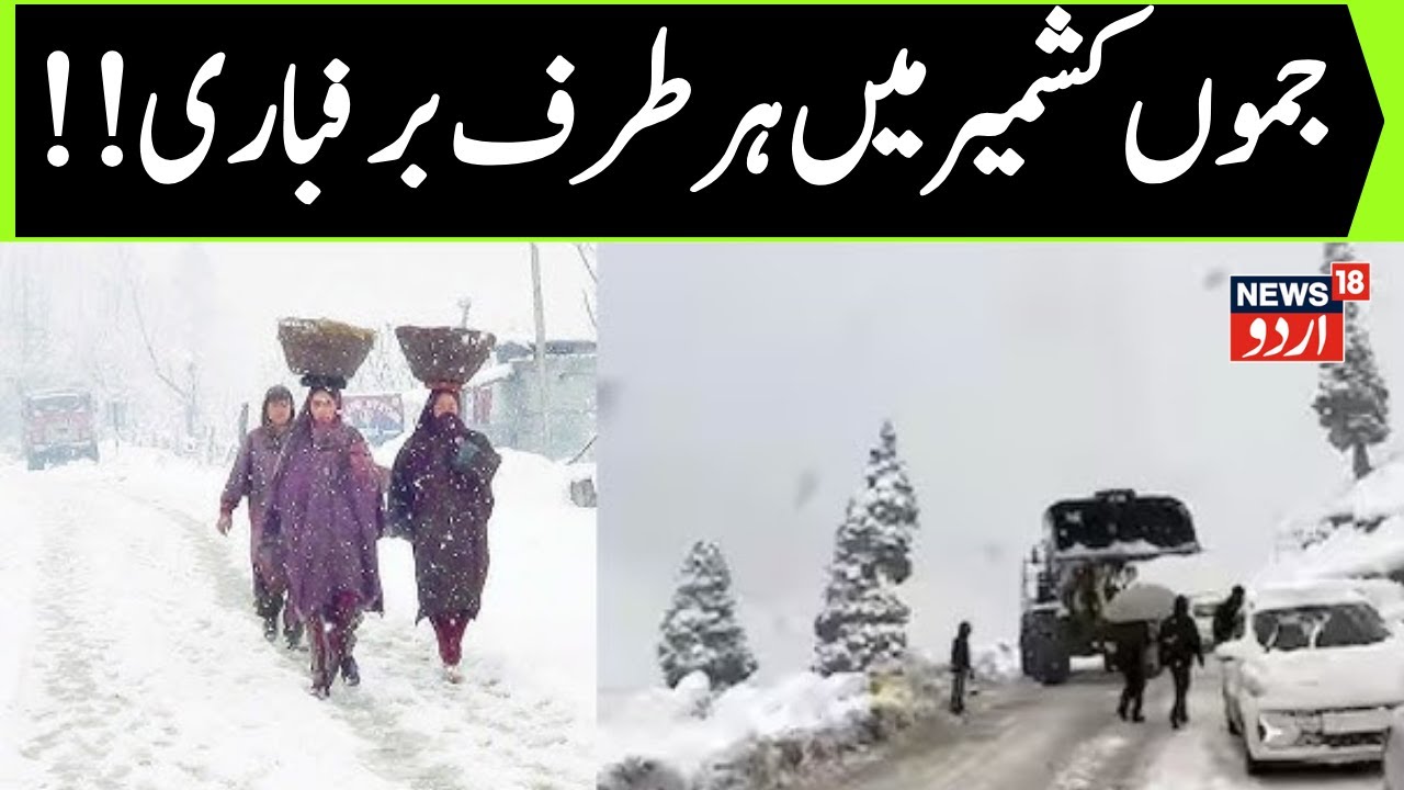 Jammu & Kashmir Snowfall LIVE: Heavy Snow from Shimla to Srinagar | Relief & Chaos | Snowfall LIVE