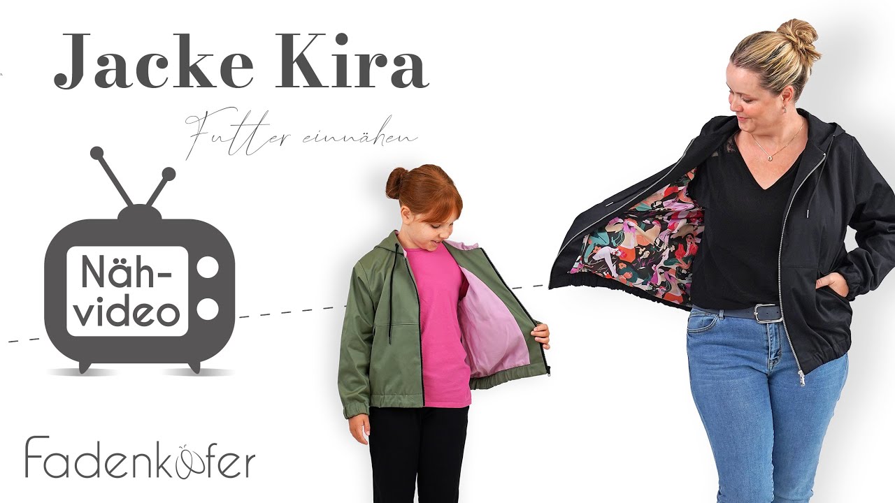 So nähst du das perfekte Futter für deine Jacke Kira!