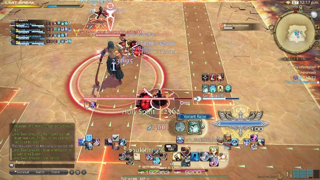 FFXIV - The Merchant's Tale (Advanced) - Lone Swordmaster (Mountain Boss)